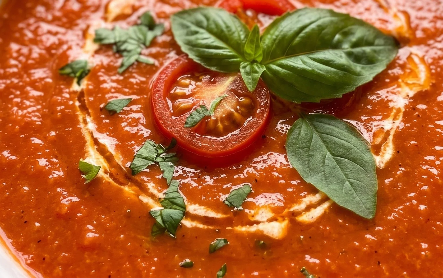 Roasted Tomato Basil Soup