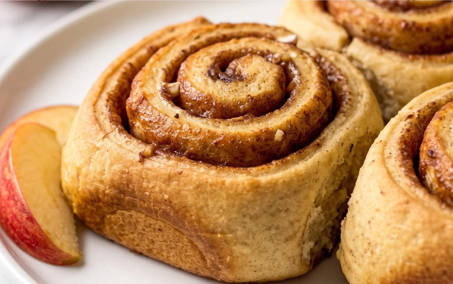 Soft-Baked Apple Cinnamon Rolls