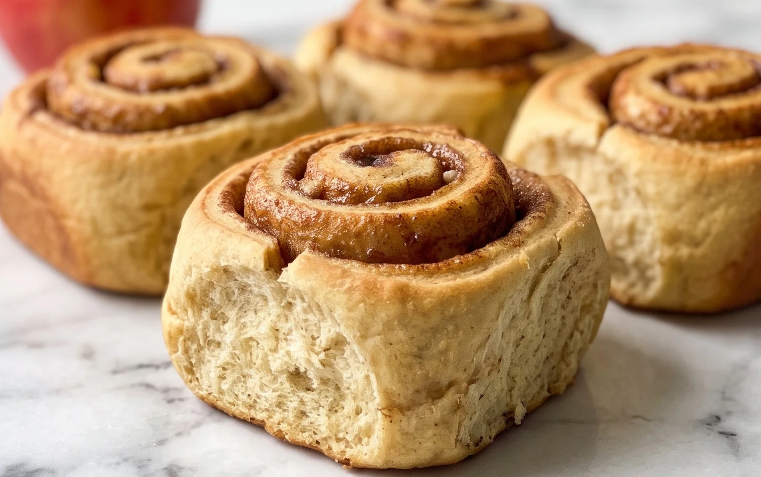 Rouleaux Moelleux Pomme Cannelle : Recette Facile